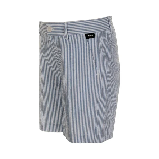 Striped Seersucker Shorts
