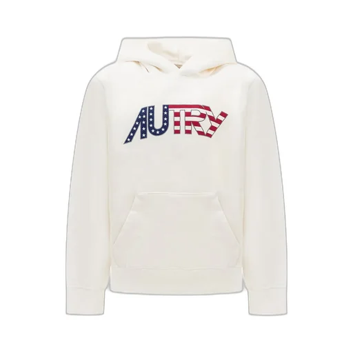 Hoodie With American Flag Logo