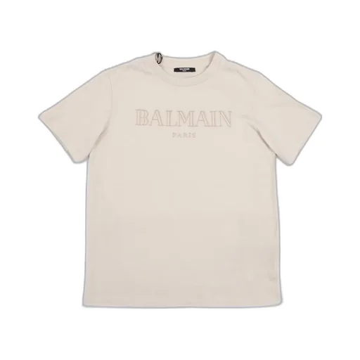 T-Shirt With Balmain Paris Logo