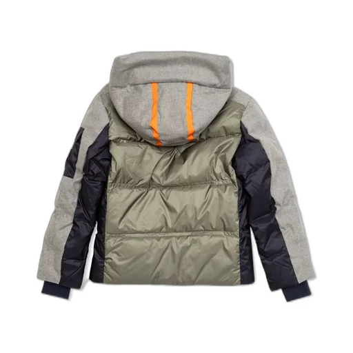 Colorblock Puffer Jacket