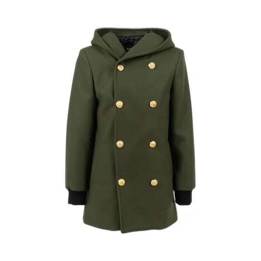 Double Breasted Hooded Coat