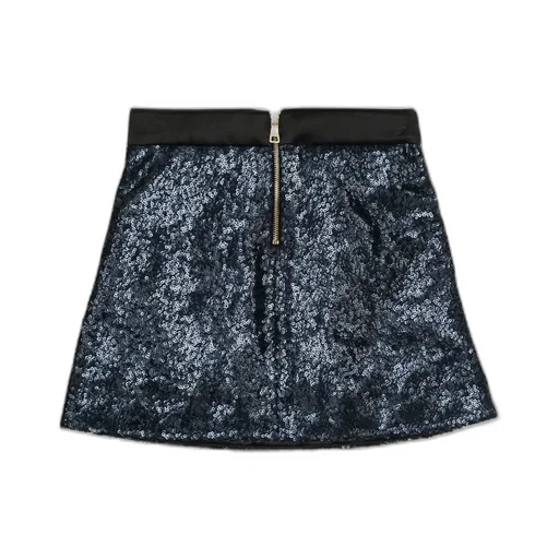 Sequined A-Line Skirt