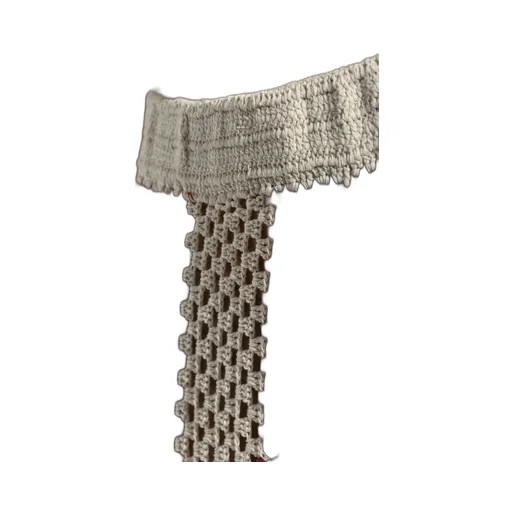 Striped Crochet Wide-Leg Pants