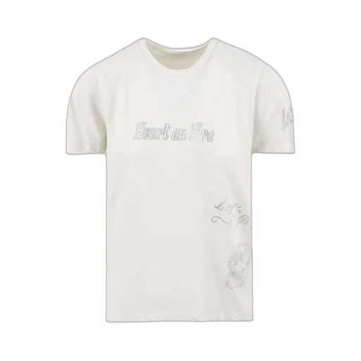 T-Shirt With Rhinestones