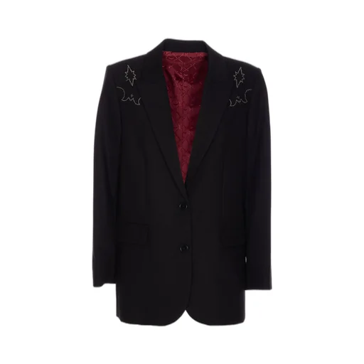 Blazer With Crystal Embellishments