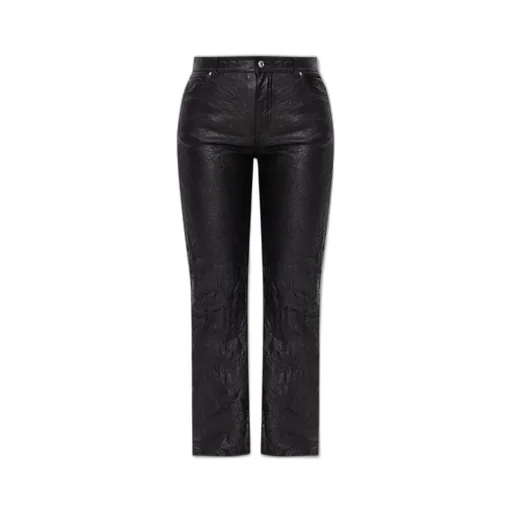 Embossed Leather Pants