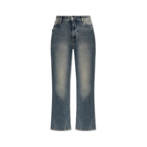 High-Waisted Flared Jeans