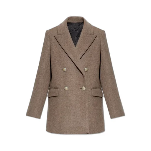 Double-Breasted Wool Blazer