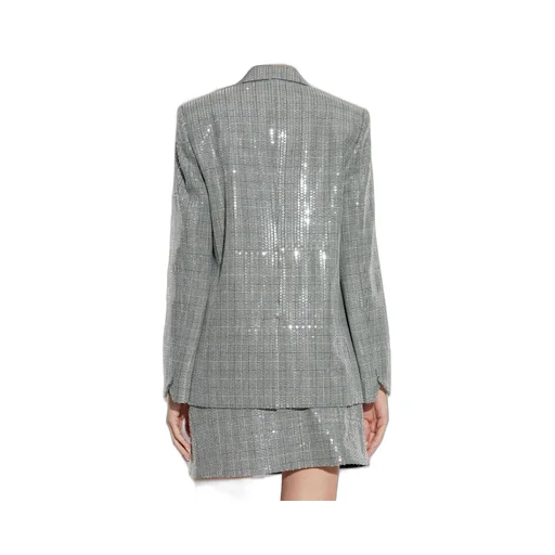Single-Breasted Blazer With Sequins
