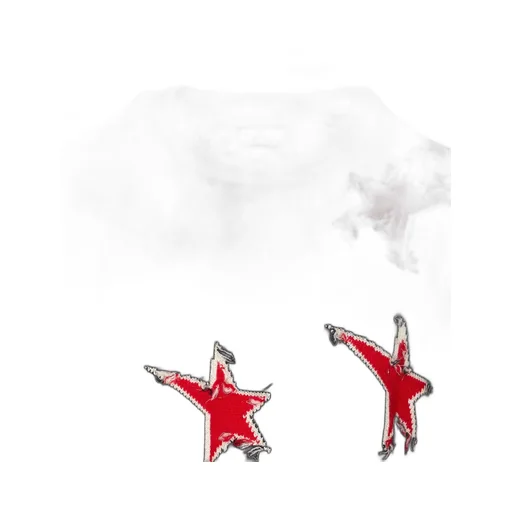 Sweater With Star Patches