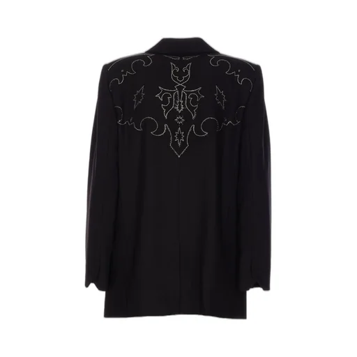 Blazer With Crystal Embellishments