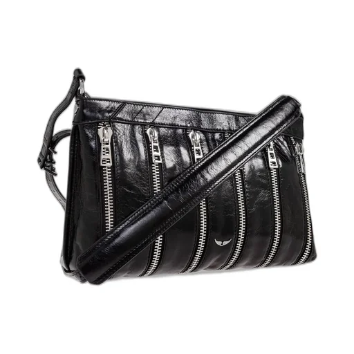 Crossbody Bag With Zippers