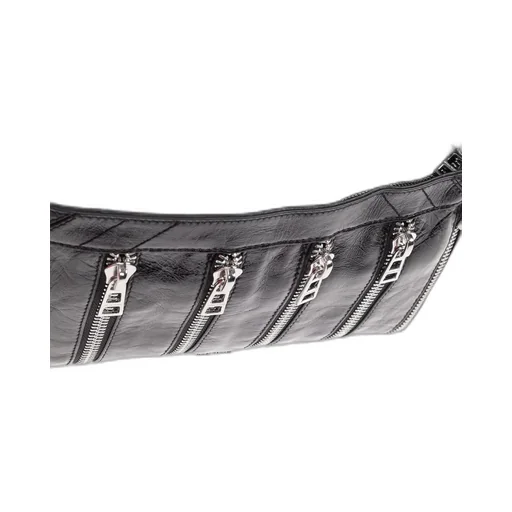 Crossbody Bag With Zippers
