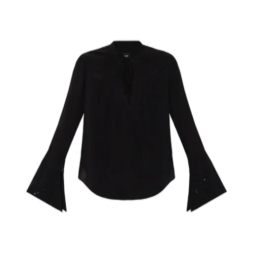 Blouse With Flared Sleeves