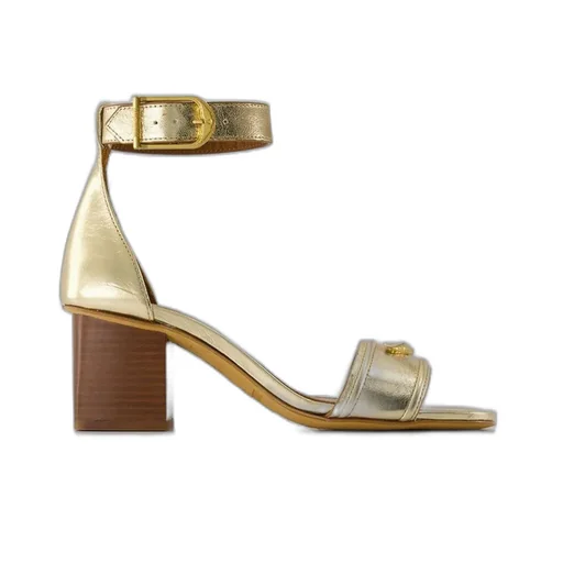 Block Heel Ankle Strap Sandals