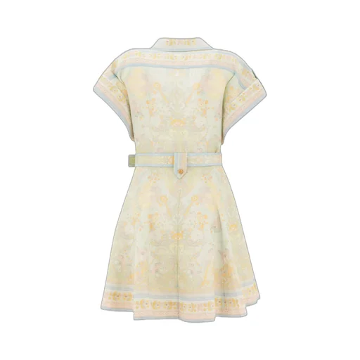 Embroidered Mini Dress
