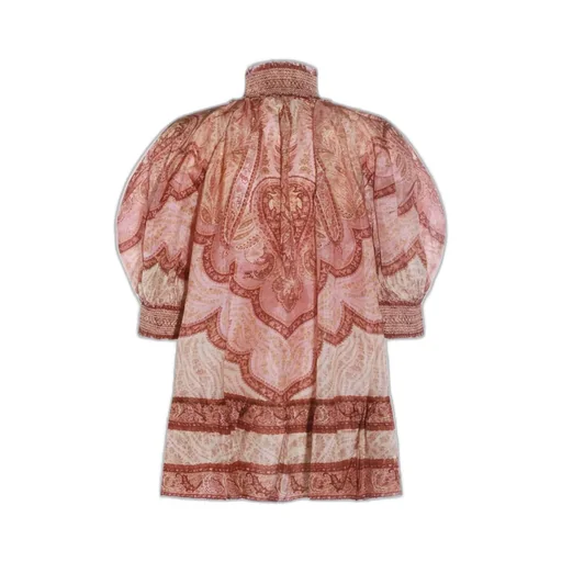 Paisley Print Mini Dress