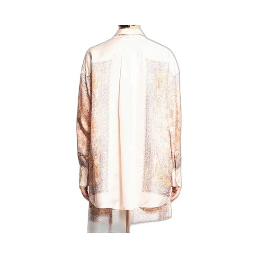Paisley Print Silk Shirt