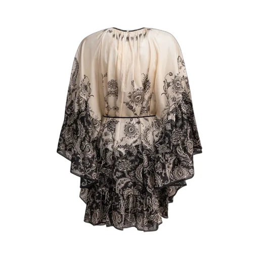 Paisley Print Mini Dress