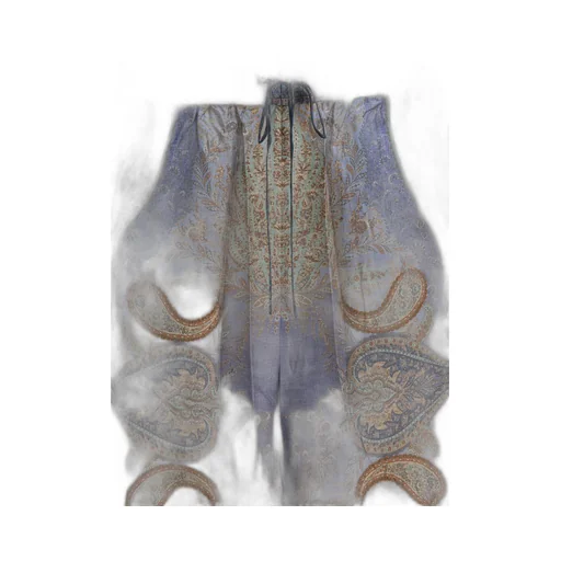 Paisley Print Silk Pajama Pants