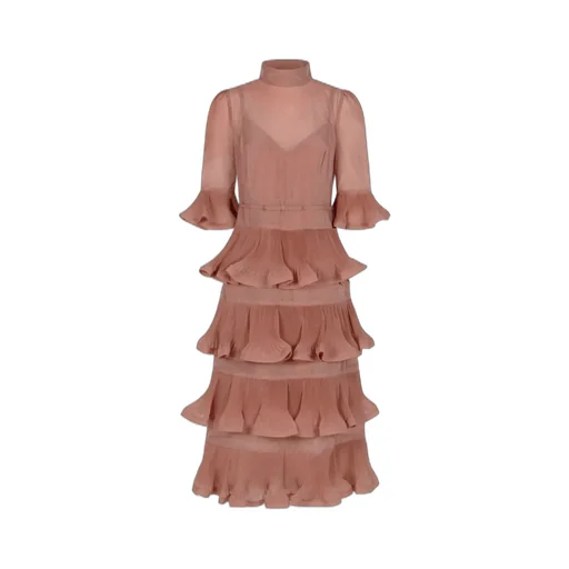 Tiered Ruffle Maxi Dress