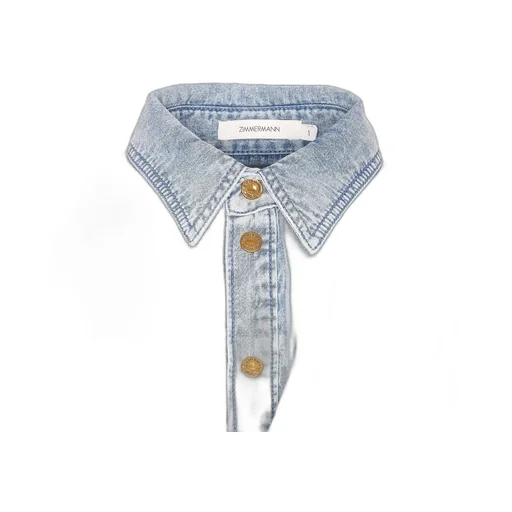 Denim Wrap Shirt