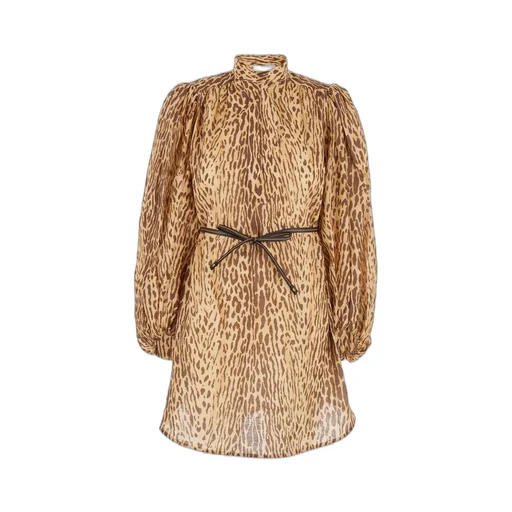 Leopard Print Mini Dress