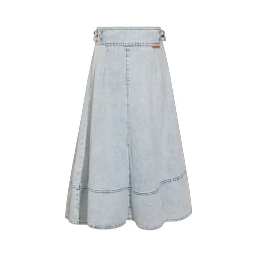 Denim Maxi Skirt