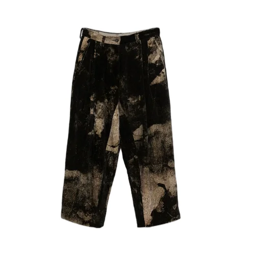 Pleated Wide-Leg Pants