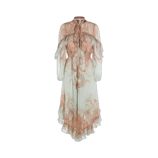 Paisley Print Maxi Dress