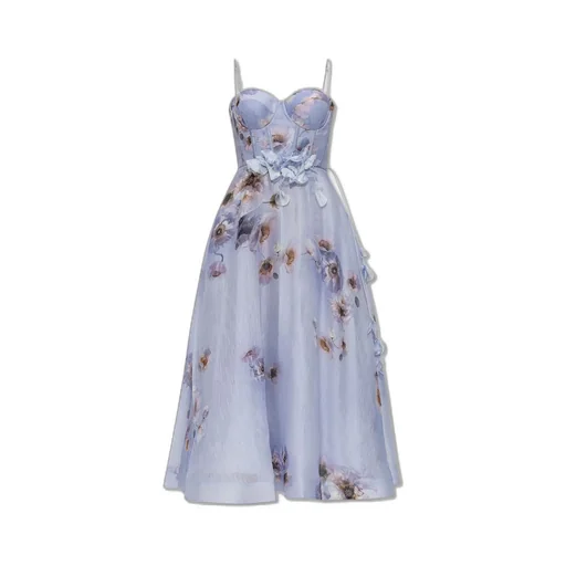 Floral Print Corset Dress