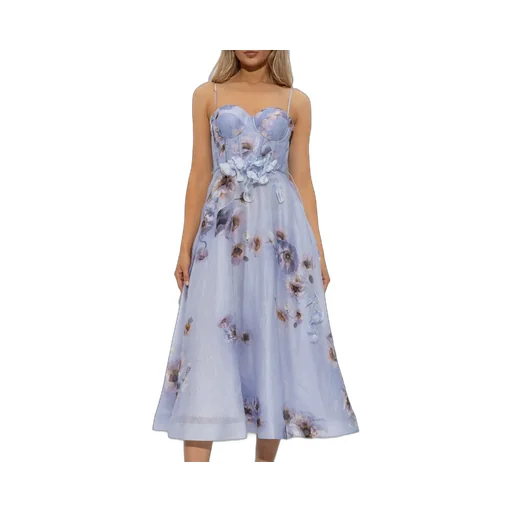 Floral Print Corset Dress