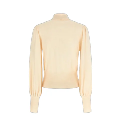Bow Neck Knit Top
