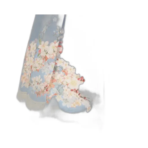 High-Waisted Shorts With Floral Print