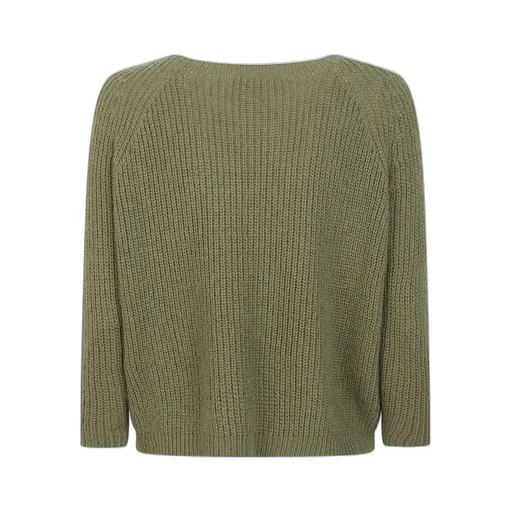 Striped V-Neck Sweater