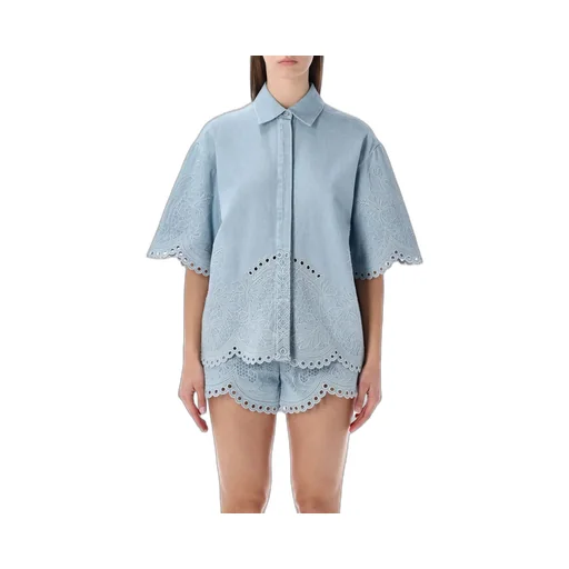 Embroidered Cotton Shirt