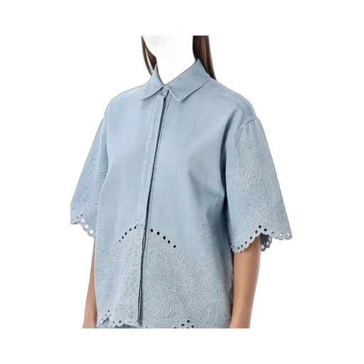 Embroidered Cotton Shirt