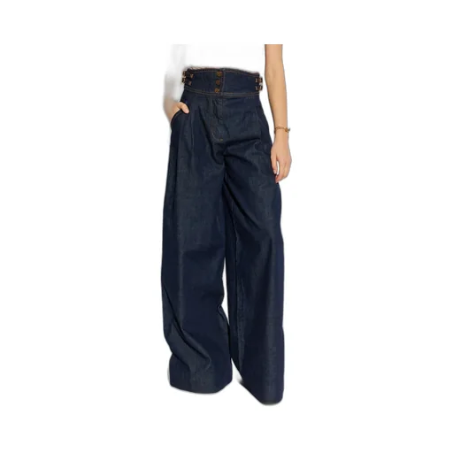 High-Waisted Wide-Leg Jeans