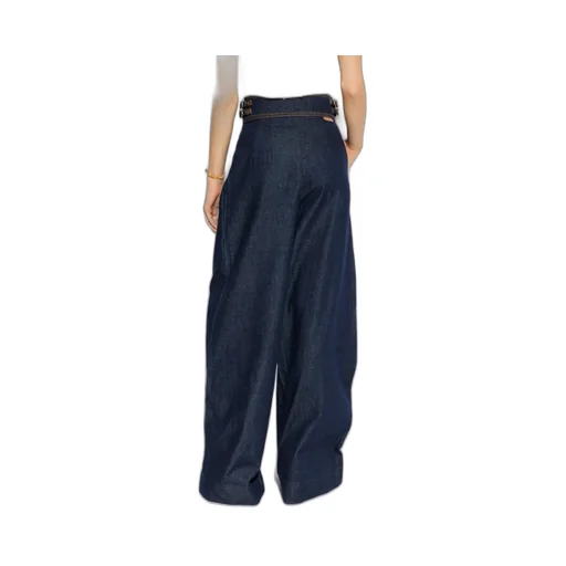 High-Waisted Wide-Leg Jeans