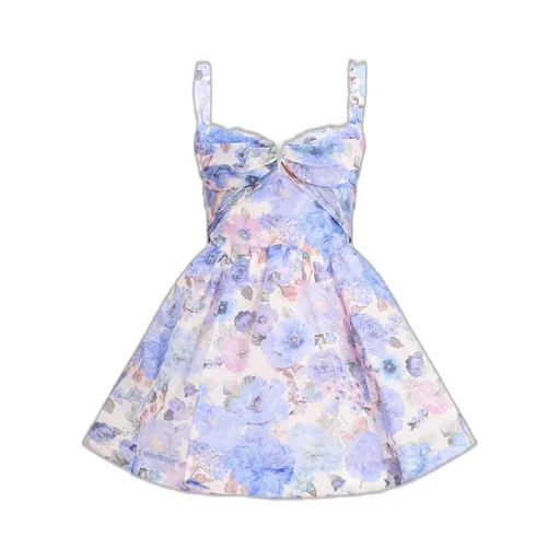 Floral Print Mini Dress