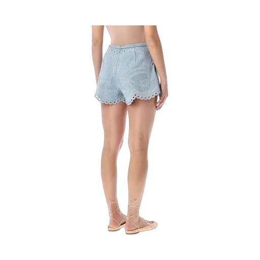 Embroidered Eyelet Shorts