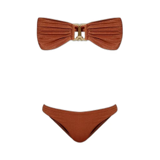Ruched Bandeau Bikini