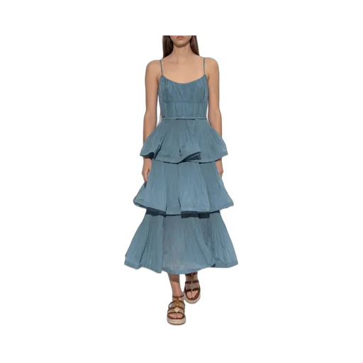 Tiered Midi Dress