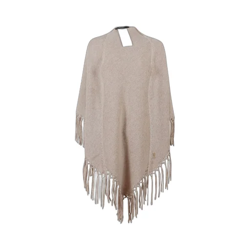 Poncho With Fringes