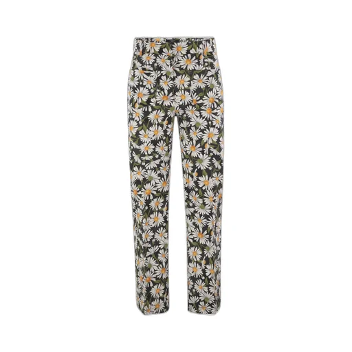 Daisy Print Straight Leg Trousers