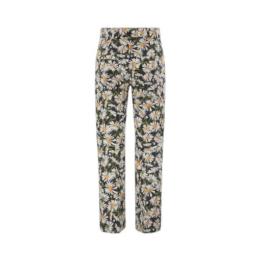 Daisy Print Straight Leg Trousers