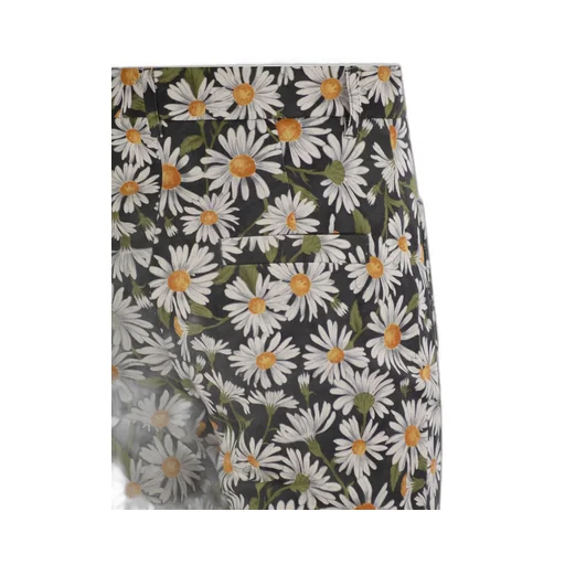 Daisy Print Straight Leg Trousers