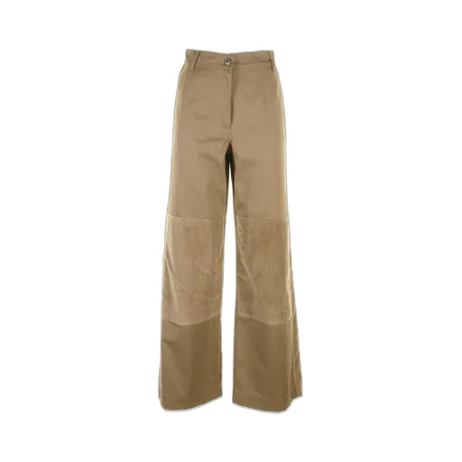 Wide-Leg Cropped Trousers