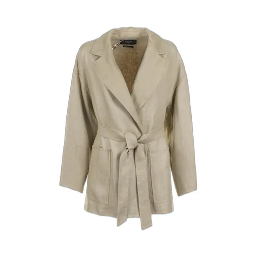 Belted Linen Jacket