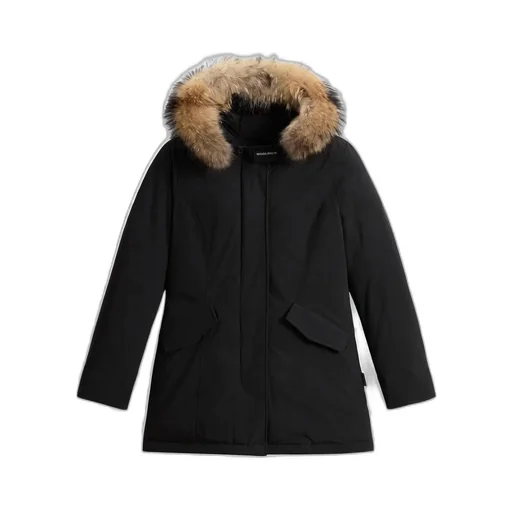 Parka With Fur-Trimmed Hood